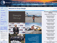 Tablet Screenshot of beagleshipping.com
